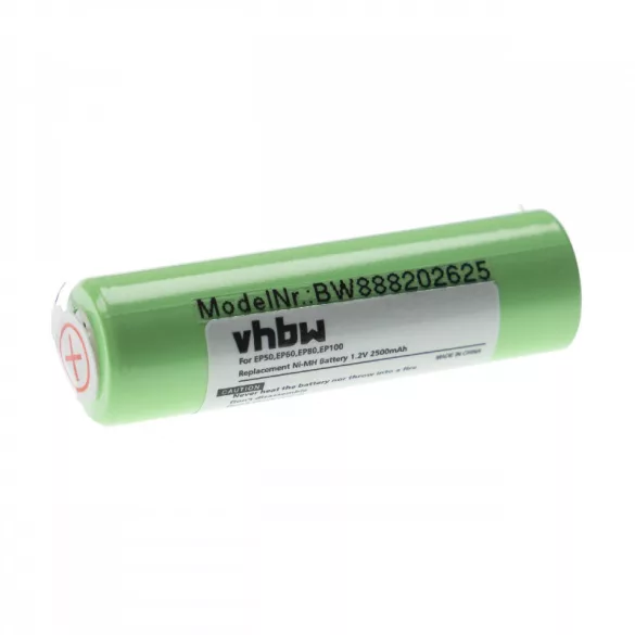 Braun EP50 2500mAh utángyártott akkumulátor - VHBW
