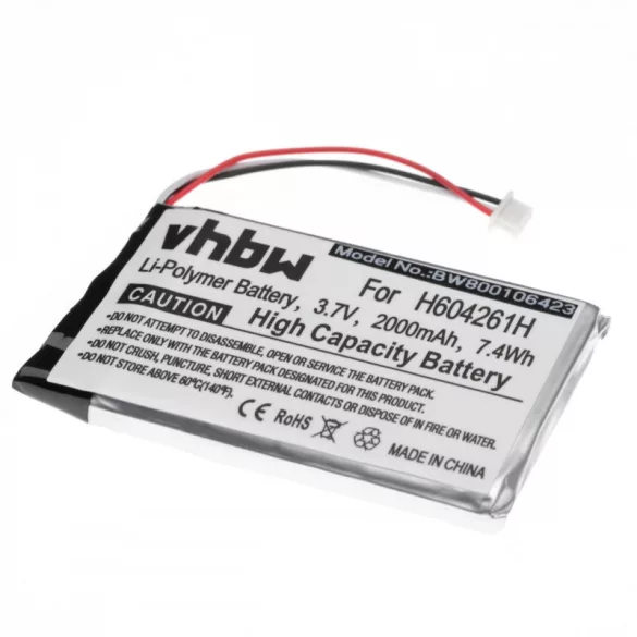 Bushnell Yardage Pro 2000mAh utángyártott akkumulátor - VHBW