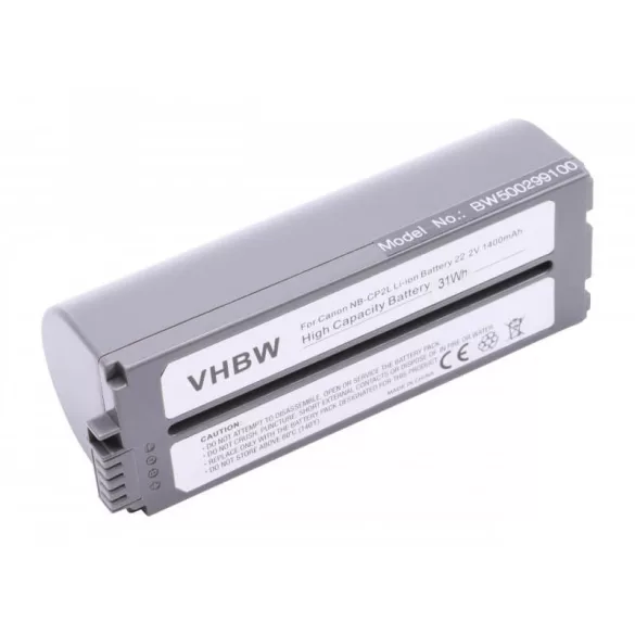 Canon Selphy Drucker NB-CP1L NB-CP2L 1400mAh utángyártott akkumulátor - VHBW