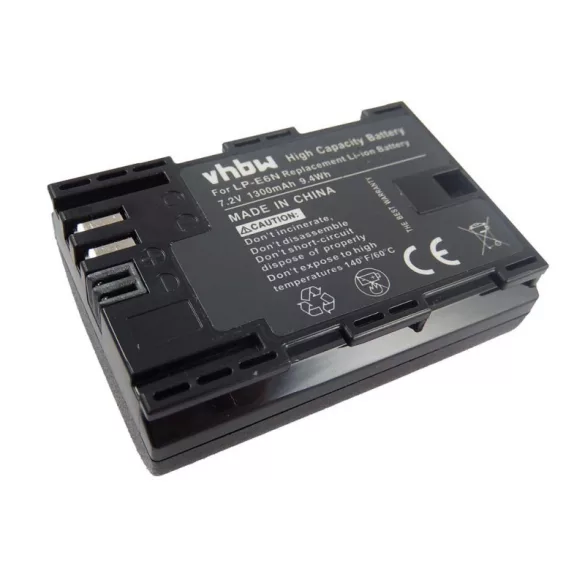 Canon LP-E6N 1300mAh utángyártott akkumulátor - VHBW