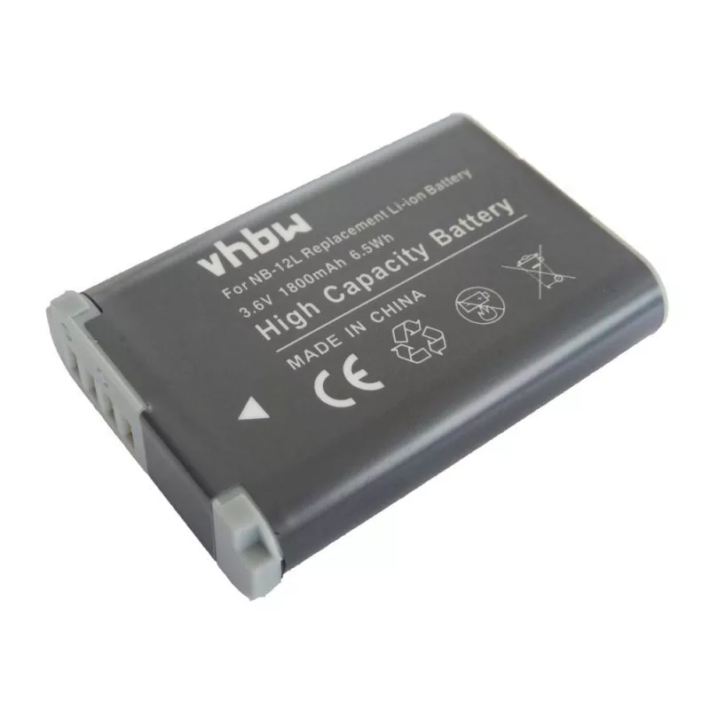Canon NB-12L 1800mAh utángyártott akkumulátor Canon NB-12L 1800mAh utángyártott akkumulátor