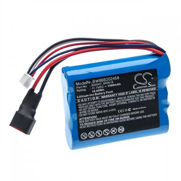 Carrera 800007 1500mAh utángyártott akkumulátor - VHBW