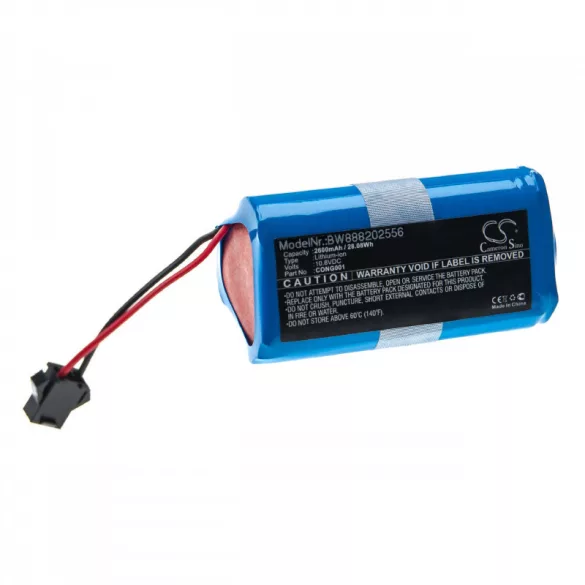 Cecotec Conga 890 Slim 2600mAh utángyártott porszívó akkumulátor - VHBW