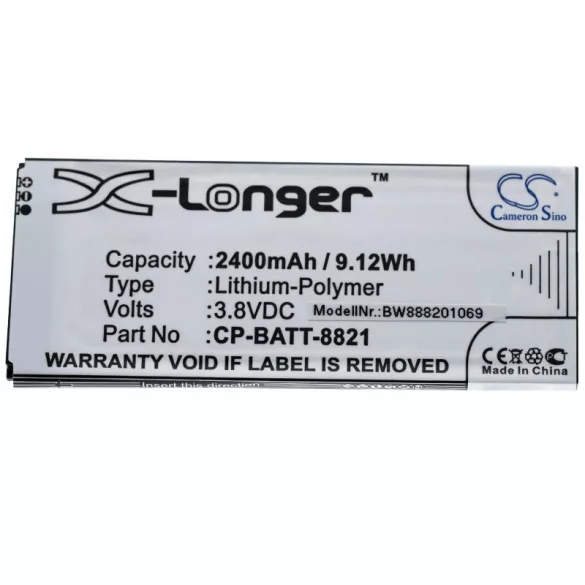 Cisco 8800, CP-BATT-8821 2400mAh utángyártott akkumulátor - VHBW