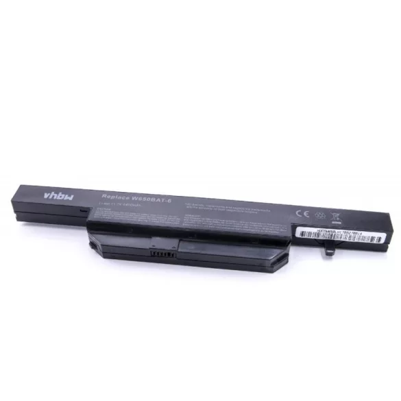 Clevo W650BAT-6 11.1V 4400mAh utángyártott akkumulátor - VHBW