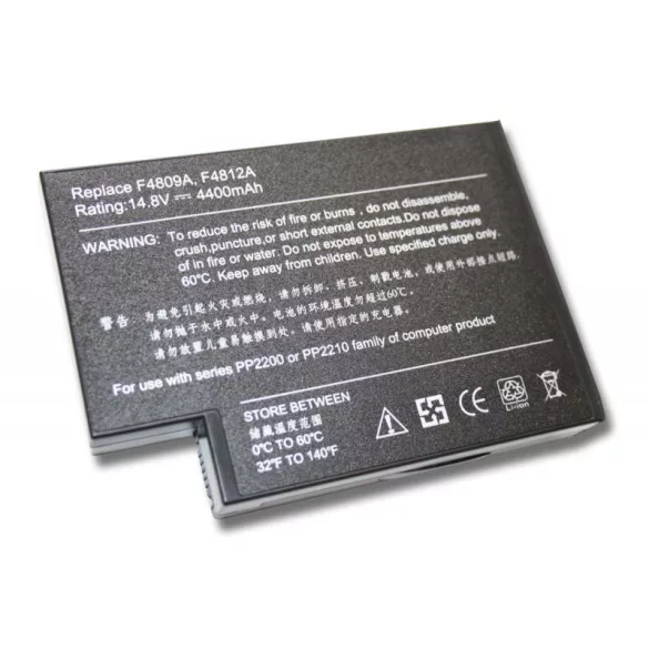 Compaq Presario 2100 2500 -- 4400mAh utángyártott akkumulátor - VHBW