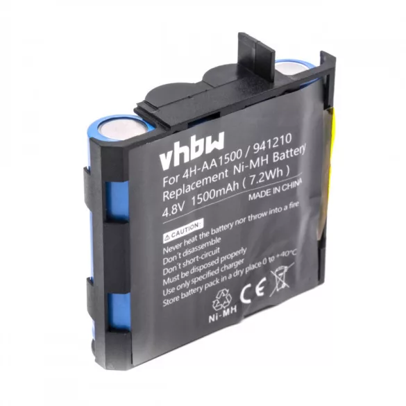 Compex Energy, Edge, Fit 4.8V, NI-MH, 1500mAh utángyártott akkumulátor - VHBW