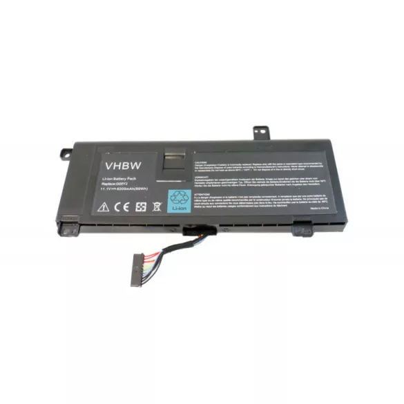 Dell Alienware A14 M14X R3 6200mAh utángyártott akkumulátor - VHBW