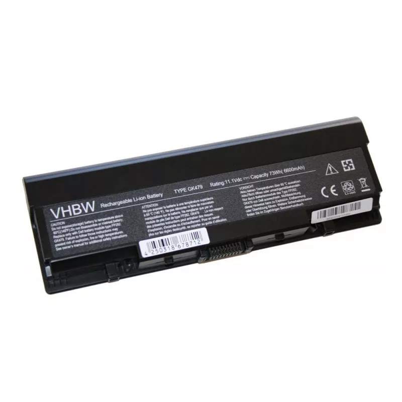 Dell Inspiron 1520 -- 6600mAh utángyártott akkumulátor Dell Inspiron 1520 -- 6600mAh utángyártott akkumulátor