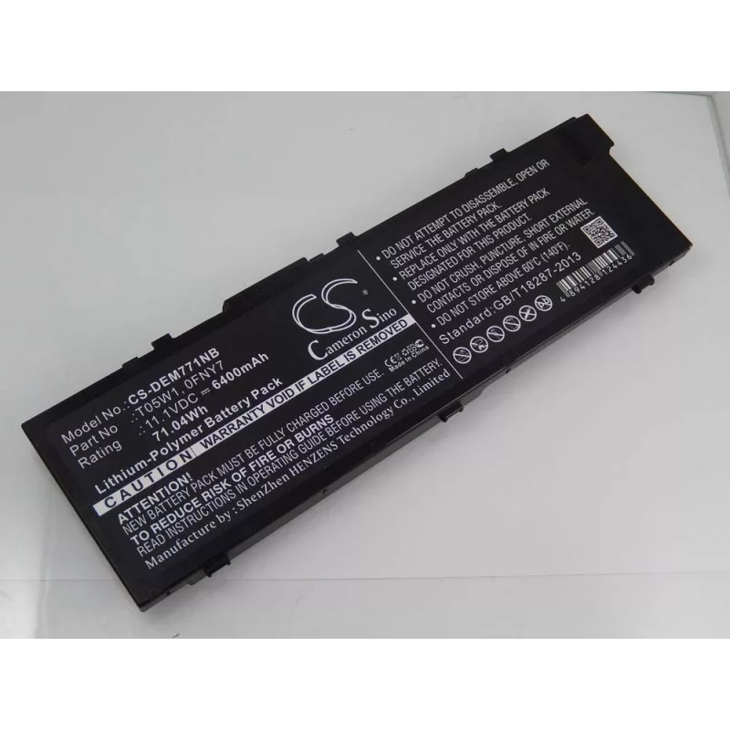 Dell Precision M7710 6400mAh utángyártott akkumulátor Dell Precision M7710 6400mAh utángyártott akkumulátor