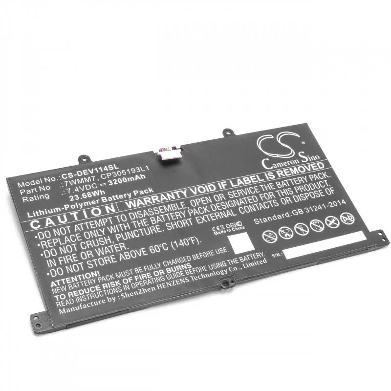 Dell Venue 11 Pro Keyboard Dock D1R74 3200mAh utángyártott akkumulátor Dell Venue 11 Pro Keyboard Dock D1R74 3200mAh utángyártott akkumulátor