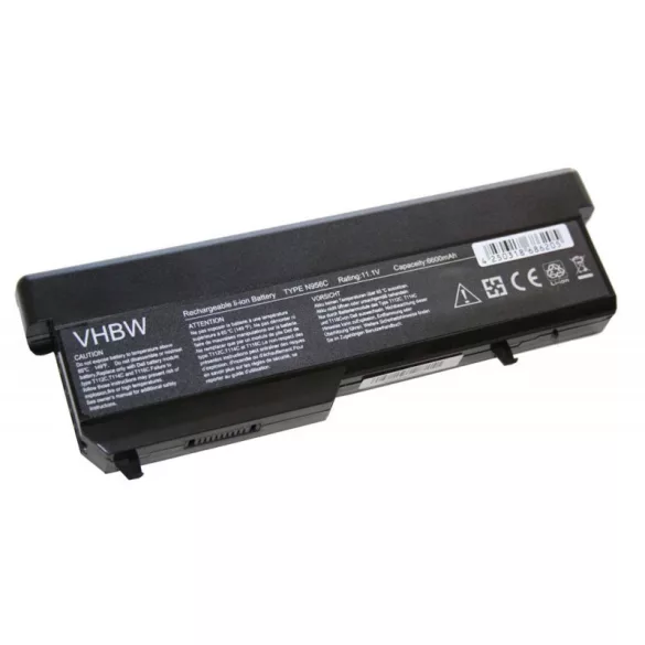 Dell Vostro 1310 6600mAh utángyártott akkumulátor - VHBW