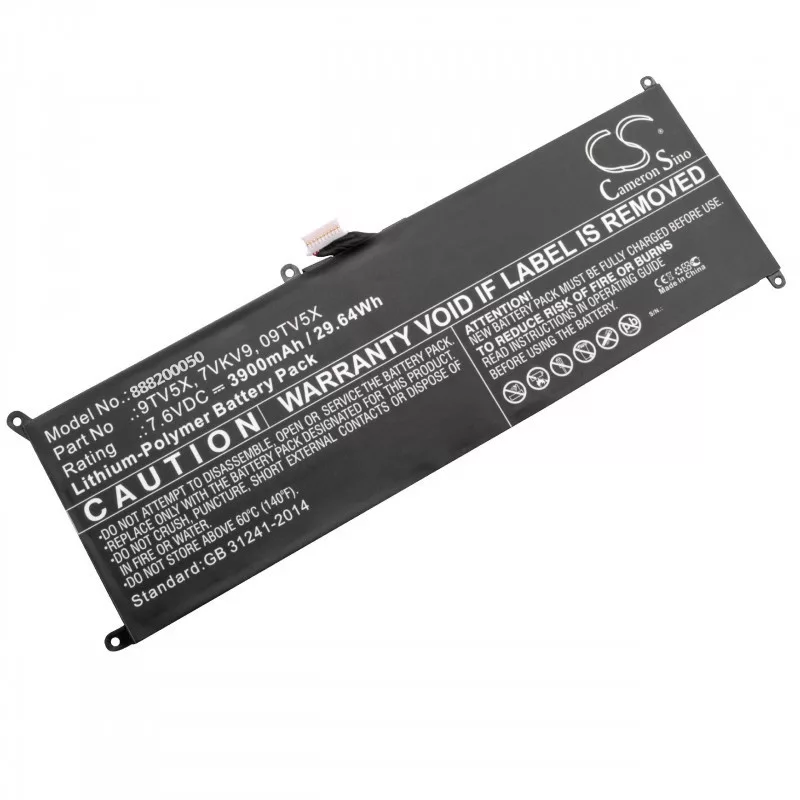 Dell XPS 12 9250 3900mAh utángyártott akkumulátor Dell XPS 12 9250 3900mAh utángyártott akkumulátor