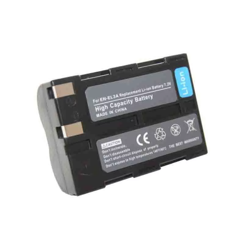 Nikon EN-EL3A 1000mAh 7.4V utángyártott kamera akkumulátor Nikon EN-EL3A 1000mAh 7.4V utángyártott kamera akkumulátor