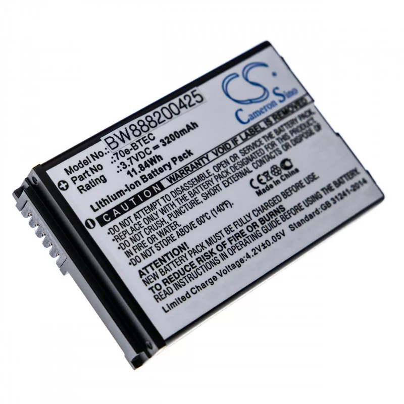 Dolphin 70e 70e-BTEC 3200mAh utángyártott akkumulátor Dolphin 70e 70e-BTEC 3200mAh utángyártott akkumulátor