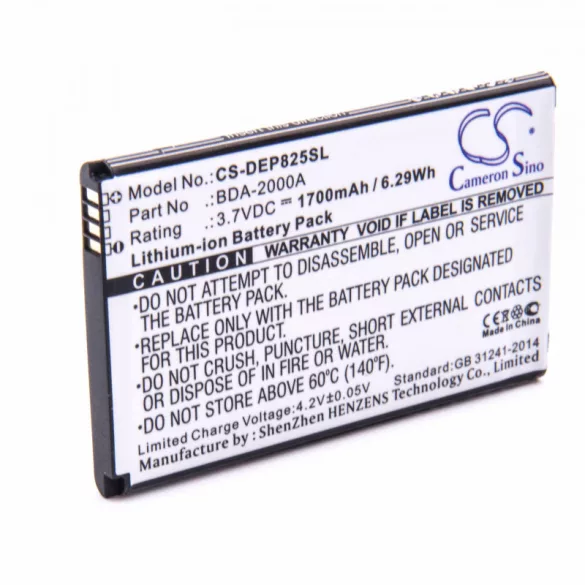 Doro Liberto 822, 825 1700mAh utángyártott akkumulátor - VHBW