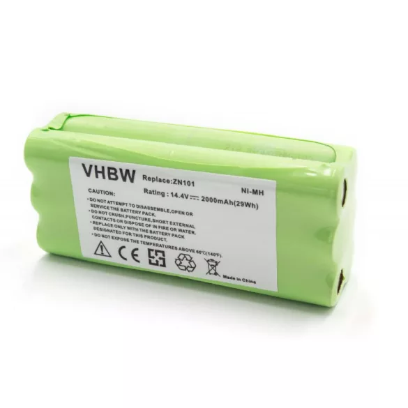 Ecovacs Dibea ZN101 14.4V NI-MH 2000mAh utángyártott porszívó akkumulátor - VHBW