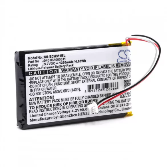 Elca EVO MAGO Mito-Vetta 1250mAh utángyártott akkumulátor - VHBW