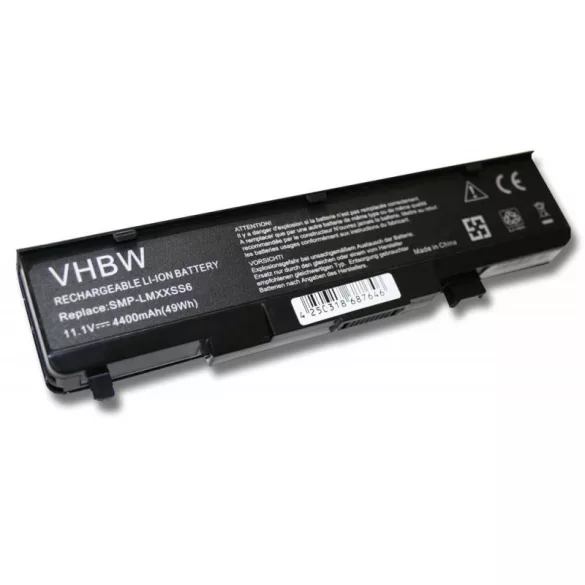 FUJITSU-SIEMENS AMILO Li1705 4400mAh utángyártott akkumulátor - VHBW