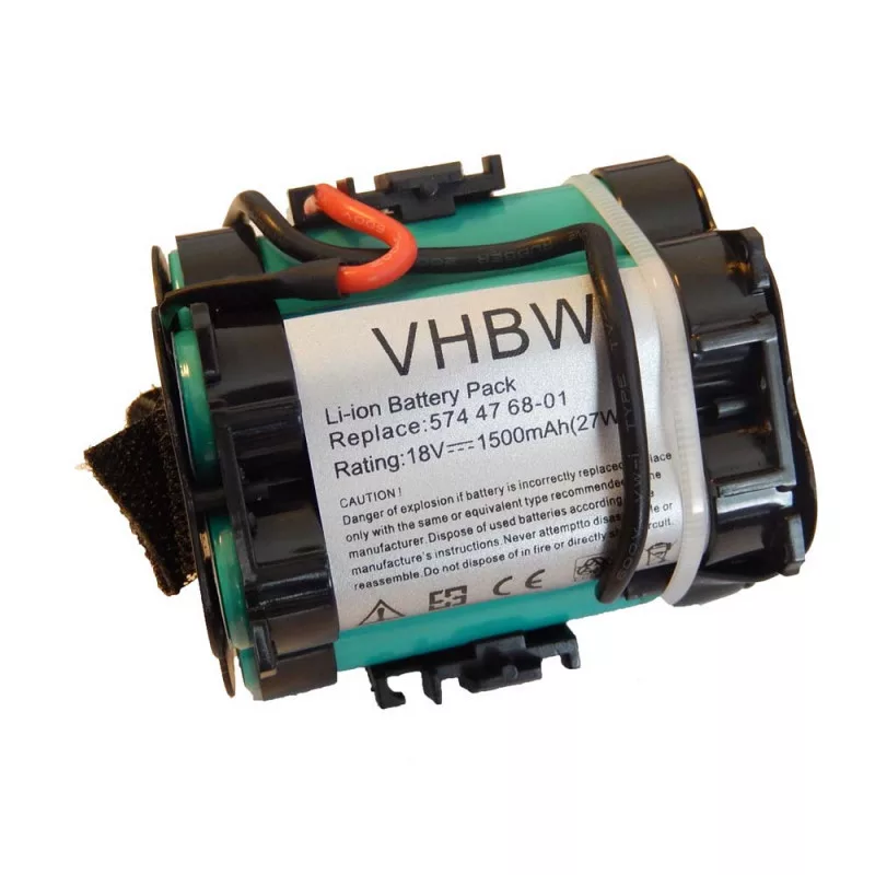 Gardena R40Li R70Li Husqvarna robotfűnyíró 305 308 1500mAh utángyártott akkumulátor Gardena R40Li R70Li Husqvarna robotfűnyíró 305 308 1500mAh utángyártott akkumulátor