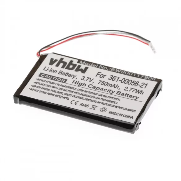 Garmin DriveLux 50 LMTHD 750mAh utángyártott akkumulátor - VHBW