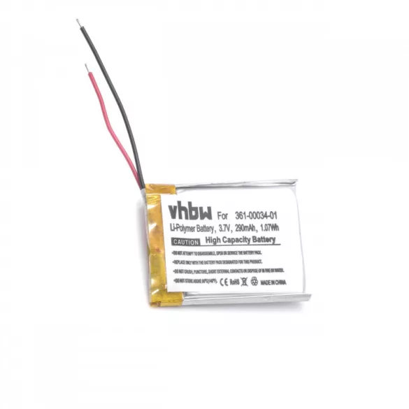 Garmin Foretrex 405, 405CX 290mAh utángyártott akkumulátor - VHBW