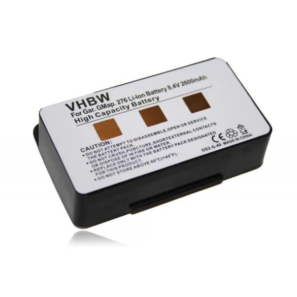 Garmin GPSMap 276 2600mAh utángyártott akkumulátor - VHBW