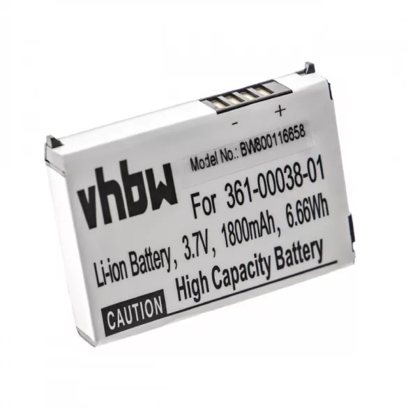 Garmin Nüvi 500, 510 1800mAh utángyártott akkumulátor - VHBW