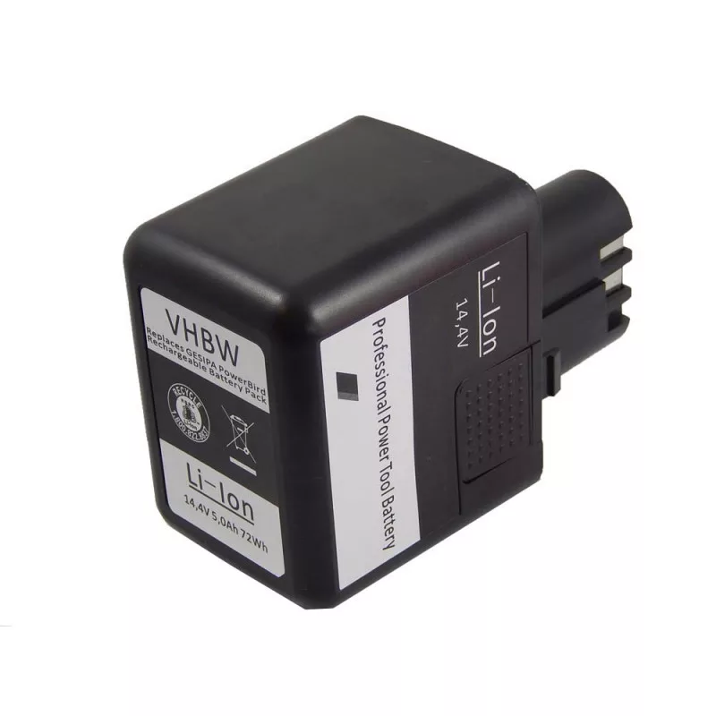 Gesipa Powerbird Accubird 14.4V Li-ion 5000mAh utángyártott akkumulátor Gesipa Powerbird Accubird 14.4V Li-ion 5000mAh utángyártott akkumulátor