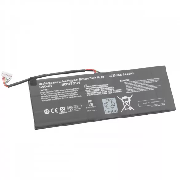 Gigabyte P34 4030mAh utángyártott akkumulátor - VHBW