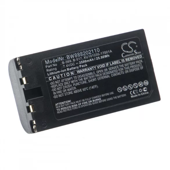 Graphtec GL240, B-569 3500mAh utángyártott akkumulátor - VHBW
