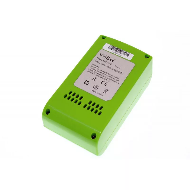 Greenworks 29322 29842 29852  24V Li-ion 5000mAh utángyártott akkumulátor
