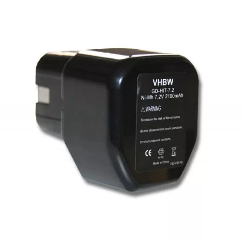 Hitachi EB712s 7.2V NI-MH 2100mAh utángyártott akkumulátor
