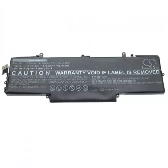 HP EliteBook 1040 G4 BE06XL 5700mAh utángyártott akkumulátor - VHBW