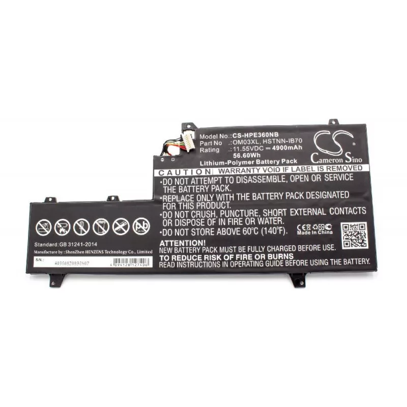 HP Elitebook X360 1030 G2 4900mAh utángyártott akkumulátor