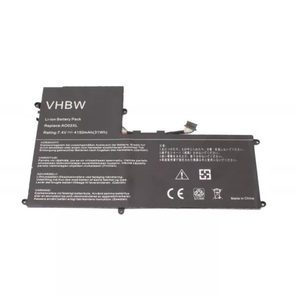 HP ElitePad 1000 4150mAh utángyártott akkumulátor - VHBW