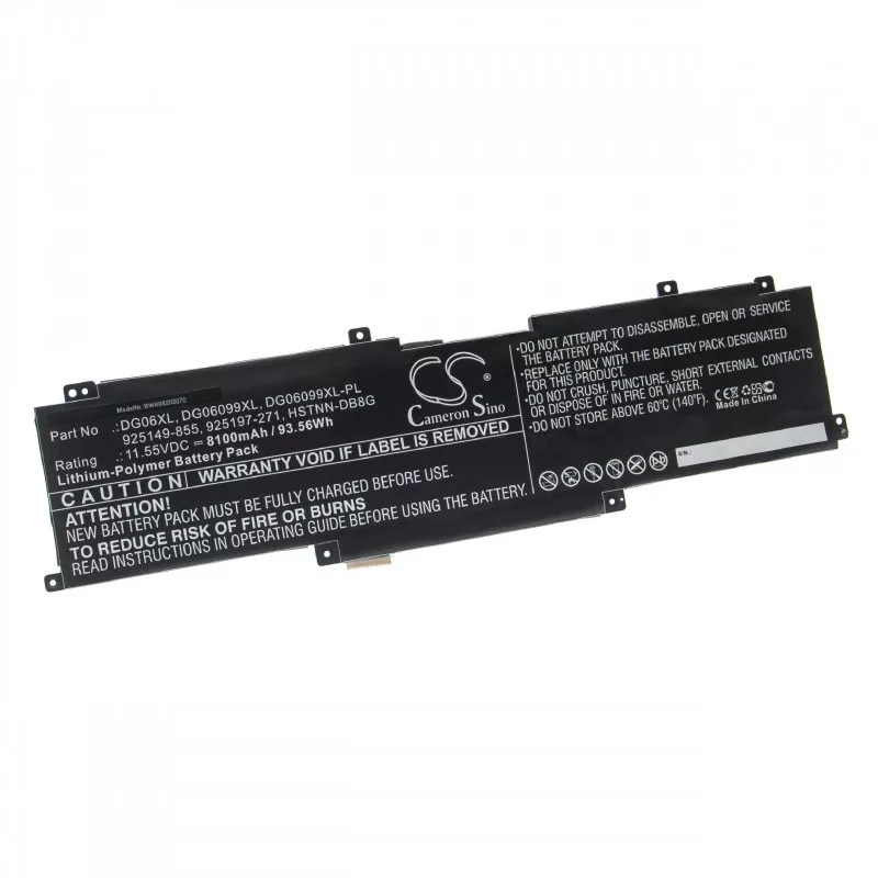 HP Omen X 17-AP016TX DG06XL 5100mAh utángyártott akkumulátor