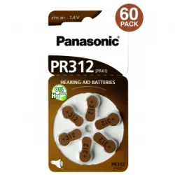   Panasonic ZA312 PR41 hallókészülék elem 6db/csomag (ár/csomag)