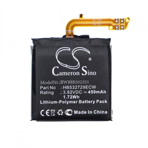 Huawei GT2 46mm 450mAh utángyártott okosóra akkumulátor - VHBW
