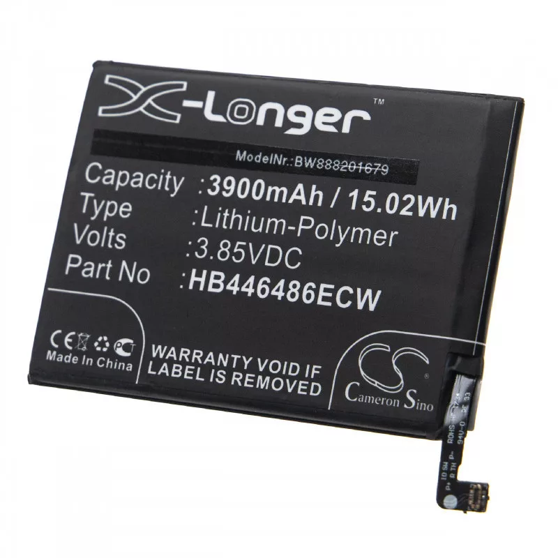 Huawei P Smart Z, HB446486ECW, 3900mAh utángyártott akkumulátor Huawei P Smart Z, HB446486ECW, 3900mAh utángyártott akkumulátor