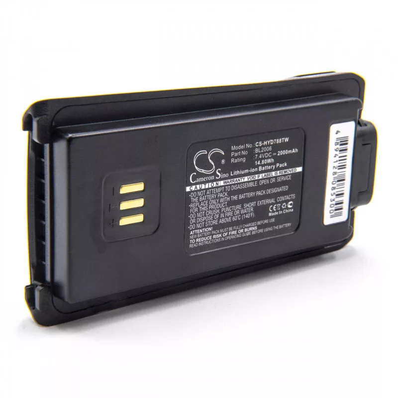 Hyt PD700 PD788 Li-Ion 7.4V 2000mAh utángyártott akkumulátor