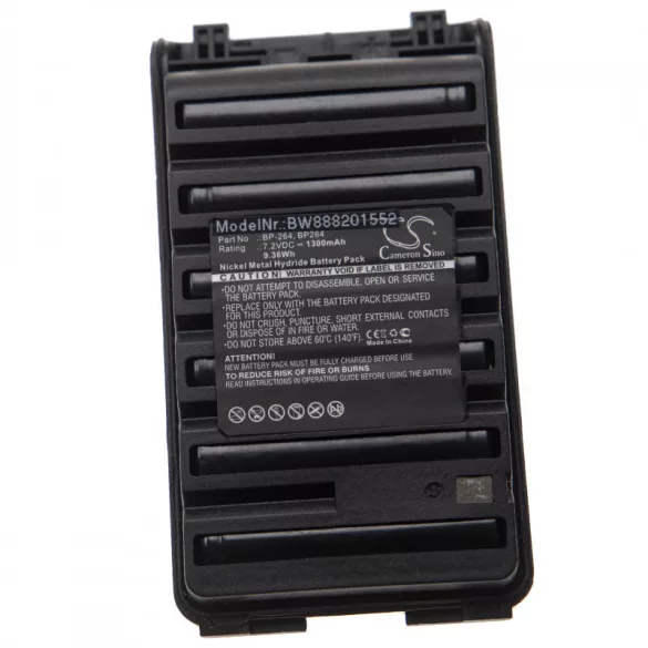 ICOM IC-F3001 BP-264 1300mAh utángyártott akkumulátor - VHBW