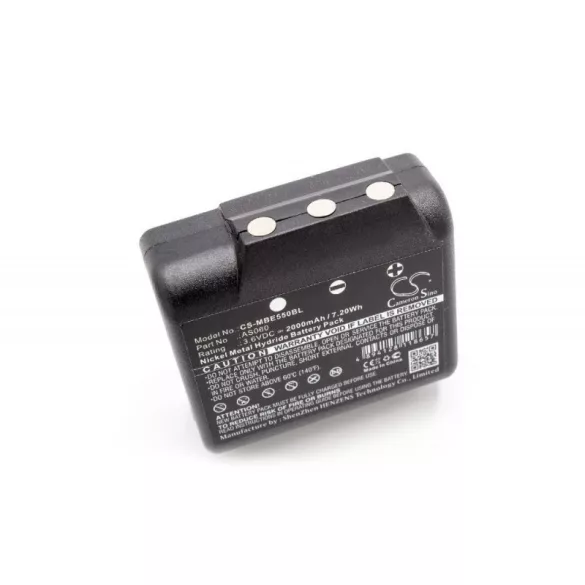 IMET BE5500 M550S Thor Zeus NI-MH 3.6V 2000mAh utángyártott akkumulátor - VHBW