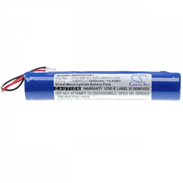 INFICON, 712-700-G1 3000mAh utángyártott akkumulátor - VHBW