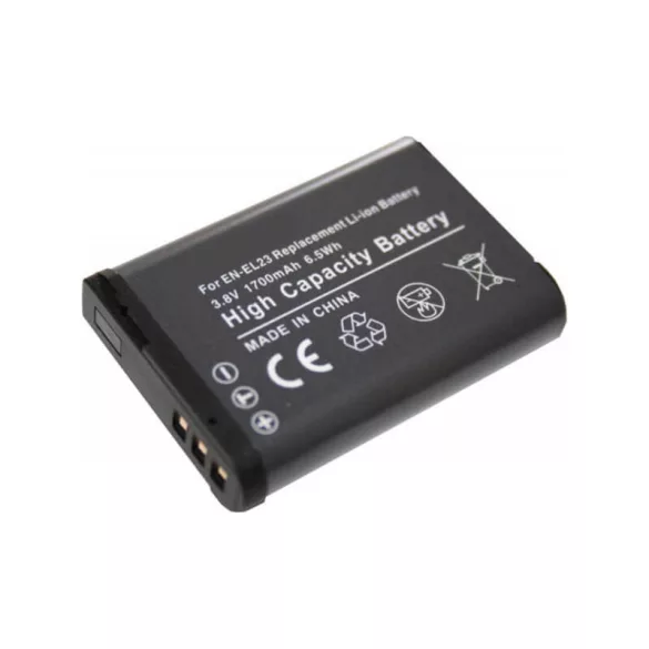 Nikon EN-EL23 1700mAh utángyártott akku - VHBW