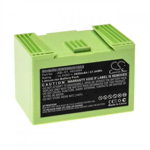 iRobot Roomba i7 ABL-D1 2600mAh utángyártott porszívó akkumulátor - VHBW
