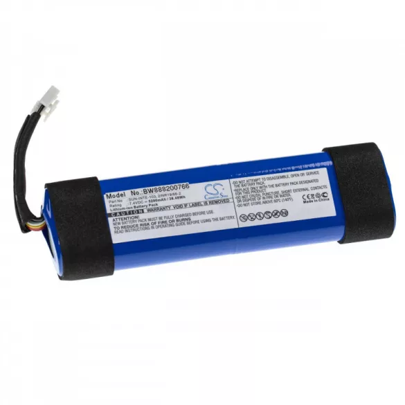 JBL Xtreme 2 SUN-INTE-103 5200mAh utángyártott akkumulátor - VHBW