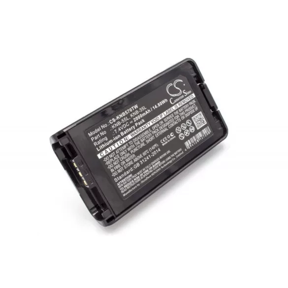 Kenwood KNB-25a KNB-26 2000mAh utángyártott akkumulátor - VHBW