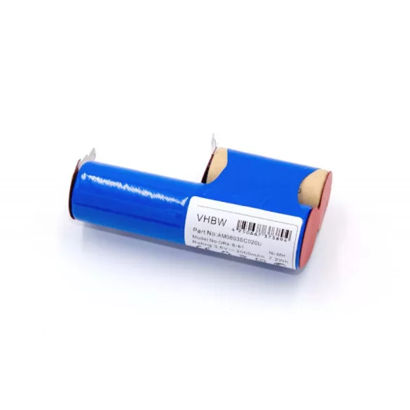 Kenwood sajtreszelő Grati FG155 3.6V Ni-MH 2000mAh utángyártott akkumulátor - VHBW