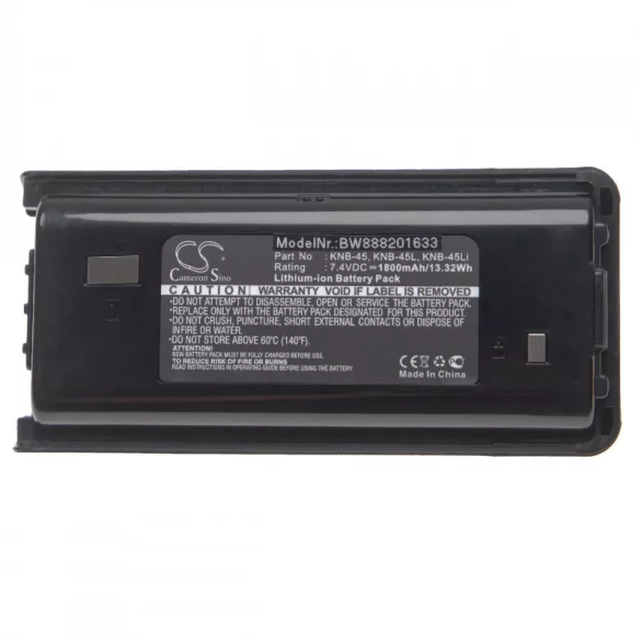Kenwood TK-3200L-U15P KNB-45 1800mAh utángyártott akkumulátor - VHBW